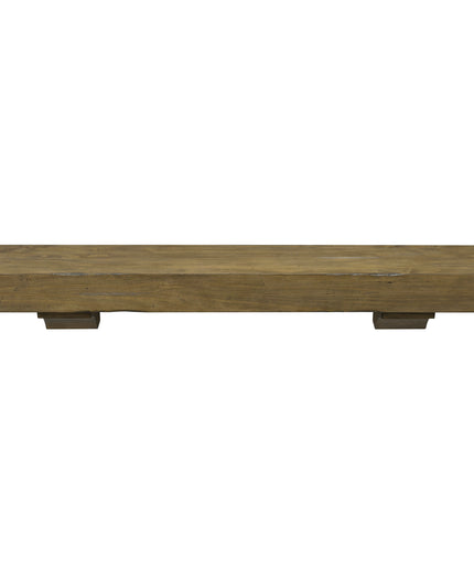 Pearl Mantels 60" Shenandoah Wood Fireplace Mantel Shelf with Corbels 412-60-10 - Dune Distressed