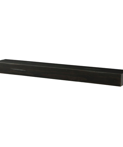 Pearl Mantels 60" Shenandoah Wood Fireplace Mantel Shelf with Corbels 412-60-20 - Espresso Distressed