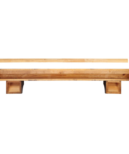 Pearl Mantels 60" Shenandoah Wood Fireplace Mantel Shelf with Corbels 412-60-50 - Medium Rustic Distressed