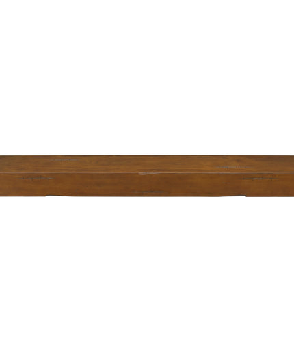 Pearl Mantels 60" Shenandoah Wood Fireplace Mantel Shelf with Corbels 412-60-50 - Medium Rustic Distressed