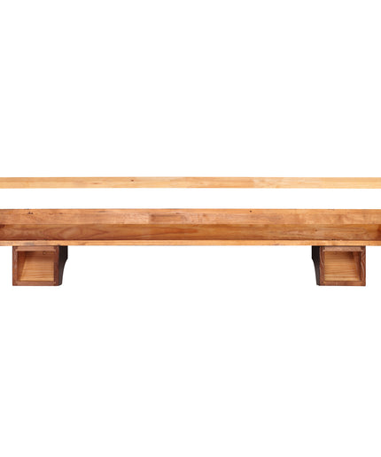 Pearl Mantels 72" Shenandoah Wood Fireplace Mantel Shelf with Corbels 412-72-70 - Cherry Distressed