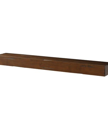 Pearl Mantels 72" Shenandoah Wood Fireplace Mantel Shelf with Corbels 412-72-70 - Cherry Distressed