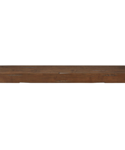 Pearl Mantels 72" Shenandoah Wood Fireplace Mantel Shelf with Corbels 412-72-70 - Cherry Distressed