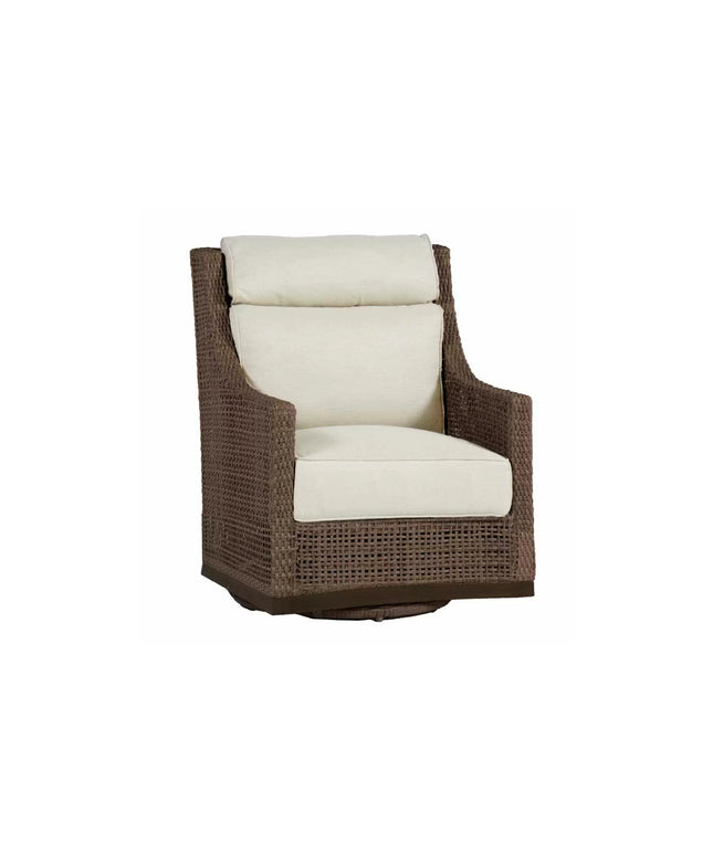 Summer Classics Peninsula Swivel Glide Chair