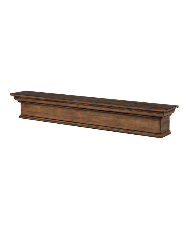 Pearl Mantels 48" Savannah Wood Fireplace Mantel Shelf 420-48-15 - Taos