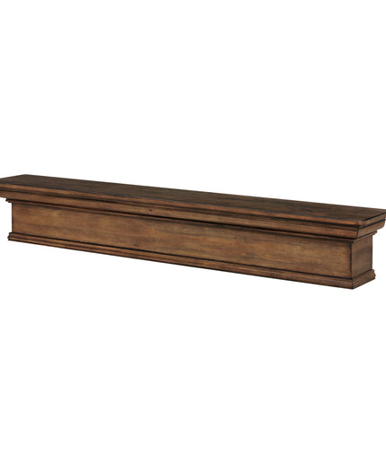 Pearl Mantels 60" Savannah Wood Fireplace Mantel Shelf 420-60-15 - Taos