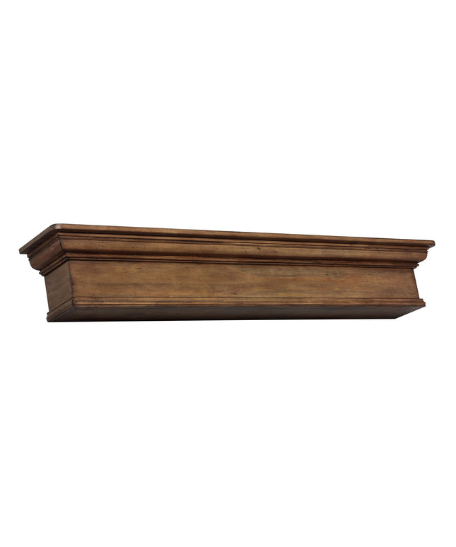 Pearl Mantels 48" Savannah Wood Fireplace Mantel Shelf 420-48-15 - Taos