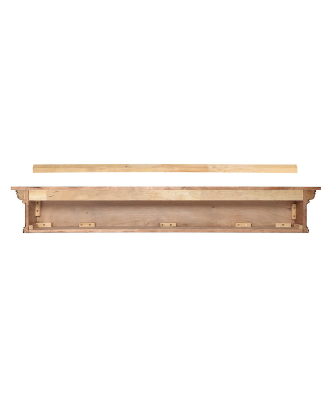 Pearl Mantels 60" Savannah Wood Fireplace Mantel Shelf 420-60-15 - Taos