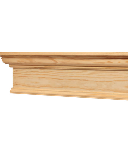Pearl Mantels 60" Savannah Wood Fireplace Mantel Shelf 420-60 - Unfinished