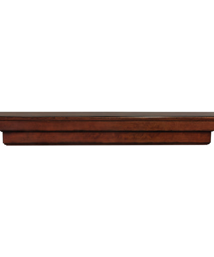 Pearl Mantels 48" Auburn Wood Fireplace Mantel Shelf with Corbels 495-48-70 - Cherry Distressed