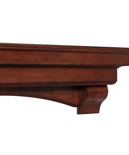 Pearl Mantels 48" Auburn Wood Fireplace Mantel Shelf with Corbels 495-48-70 - Cherry Distressed