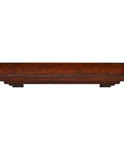 Pearl Mantels 48" Auburn Wood Fireplace Mantel Shelf with Corbels 495-48-70 - Cherry Distressed