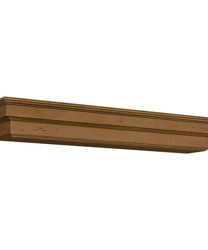 Pearl Mantels 60" Celeste Wood Fireplace Mantel Shelf with Corbels 497-60-10 - Dune