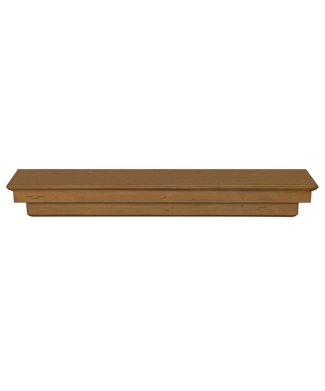 Pearl Mantels 60" Celeste Wood Fireplace Mantel Shelf with Corbels 497-60-10 - Dune