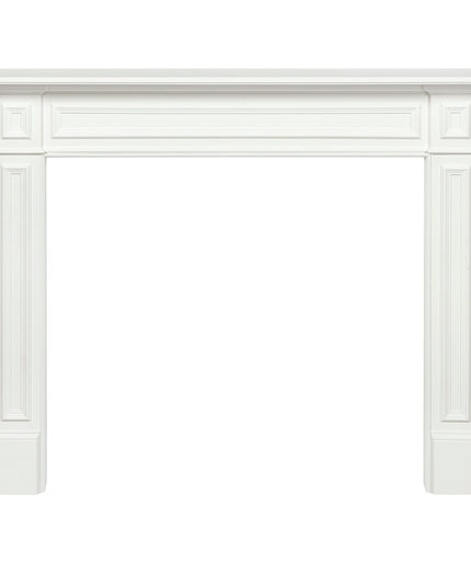 Pearl Mantels 64"W x 52"H x 8"D Mike MDF Fireplace Mantel Surround 525-48 - White