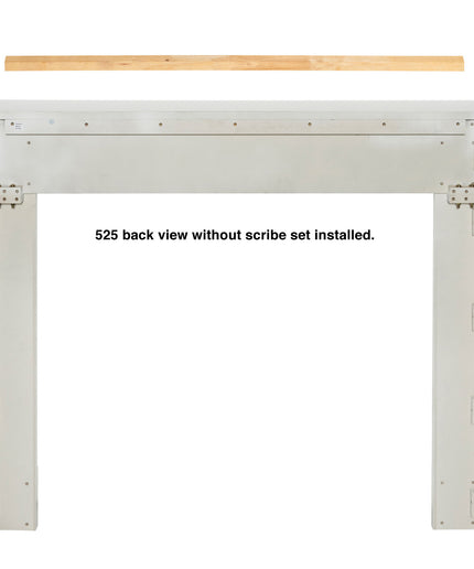 Pearl Mantels 64"W x 52"H x 8"D Mike MDF Fireplace Mantel Surround 525-48 - White