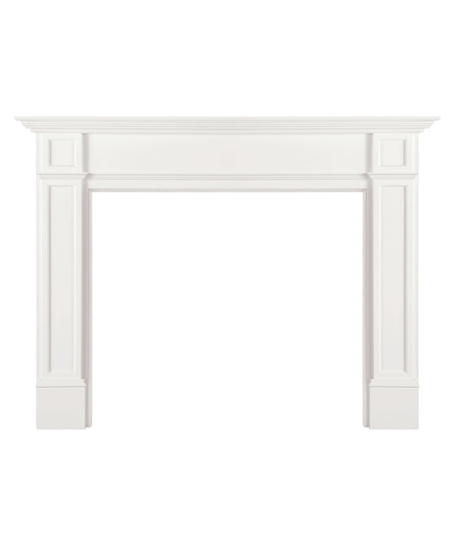 Pearl Mantels 72"W x 54"H x 8"D Marshall MDF Fireplace Mantel Surround 540-48 - White