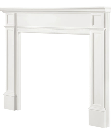 Pearl Mantels 80"W x 54"H x 8"D Marshall MDF Fireplace Mantel Surround 540-56 - White
