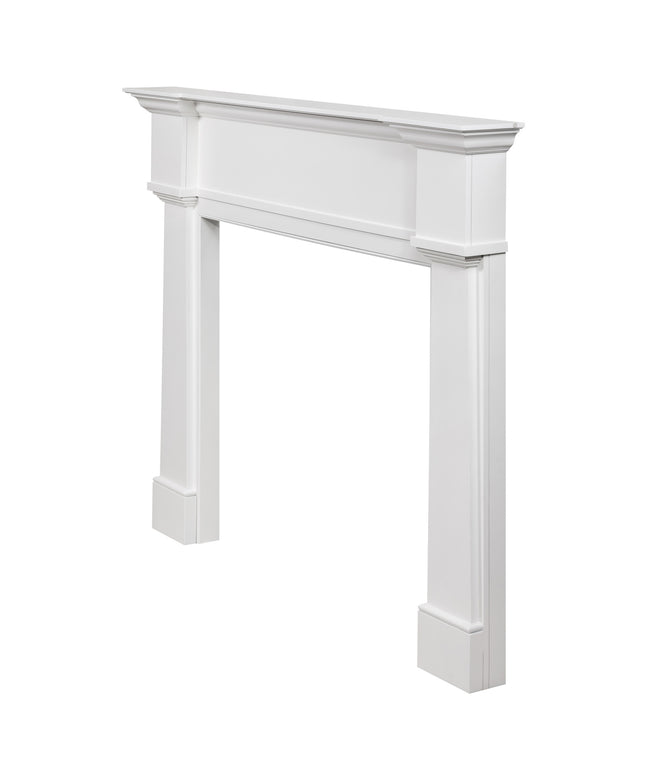 Pearl Mantels 79"W x 57"H x 8"D Richmond MDF Fireplace Mantel Surround 550-56 - White