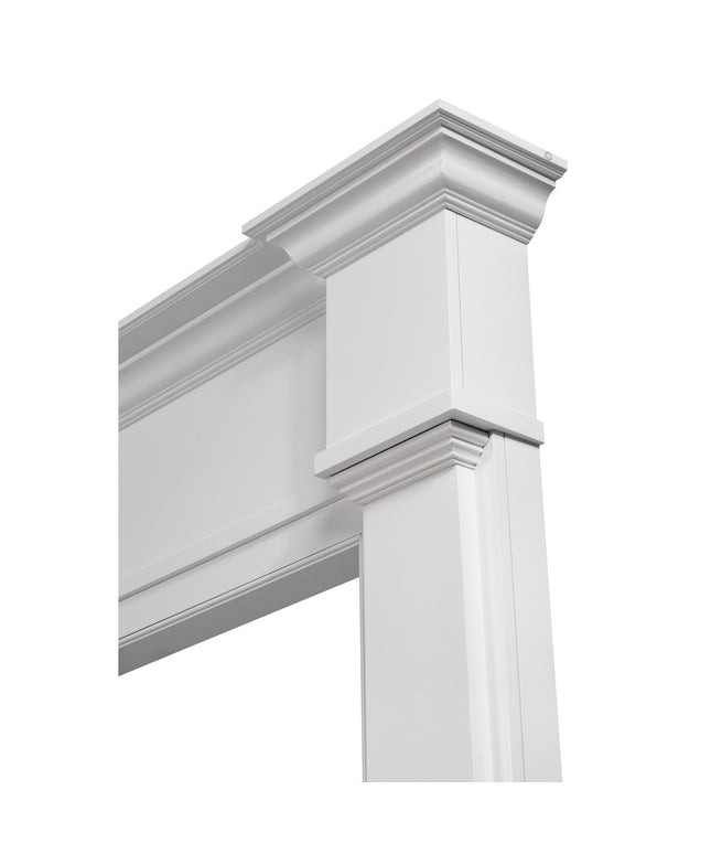 Pearl Mantels 79"W x 57"H x 8"D Richmond MDF Fireplace Mantel Surround 550-56 - White