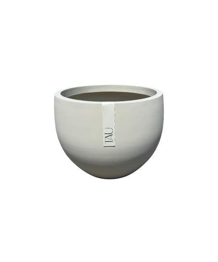 Tau Rotunda 31''Diameter x 23''H Round Fiberglass Planter 5615.080 - Natural Linen