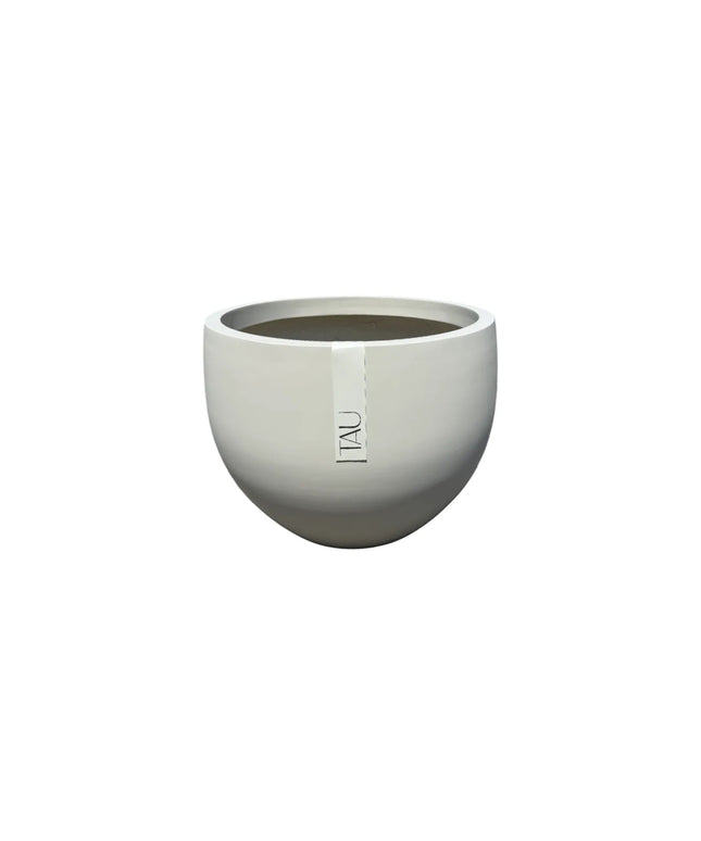 Tau Rotunda 31''Diameter x 23''H Round Fiberglass Planter 5615.080 - Natural Linen