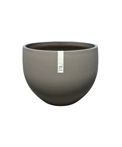 Tau Rotunda 45''Diameter x 33''H Round Fiberglass Planter 5615.115 - Urban Cedar Grey