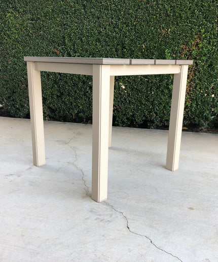 Telescope 21" Square Rustic Polymer Top End Table 500DRX001 - Desert / Boardwalk