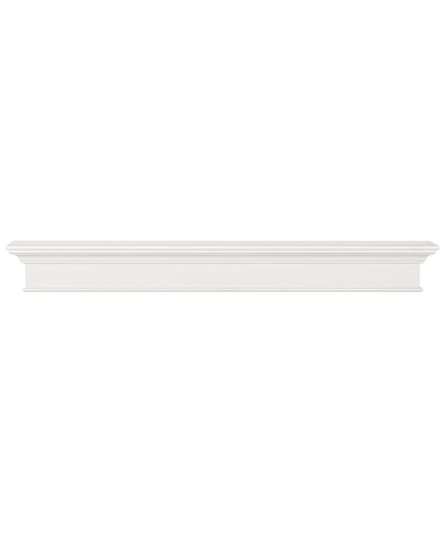 Pearl Mantels 48" Henry MDF Fireplace Mantel Shelf 610-48 - White