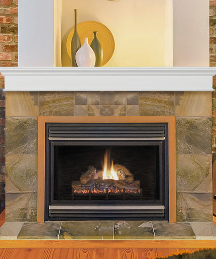 Pearl Mantels 48" Henry MDF Fireplace Mantel Shelf 610-48 - White