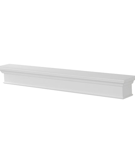 Pearl Mantels 48" Henry MDF Fireplace Mantel Shelf 610-48 - White