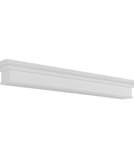 Pearl Mantels 48" Henry MDF Fireplace Mantel Shelf 610-48 - White