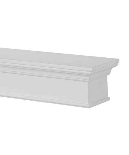 Pearl Mantels 48" Henry MDF Fireplace Mantel Shelf 610-48 - White