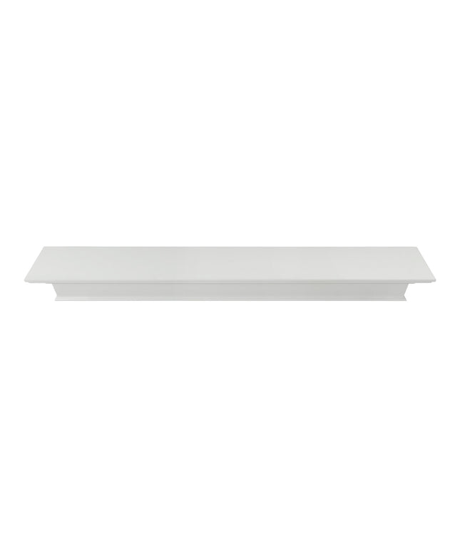 Pearl Mantels 48" Henry MDF Fireplace Mantel Shelf 610-48 - White