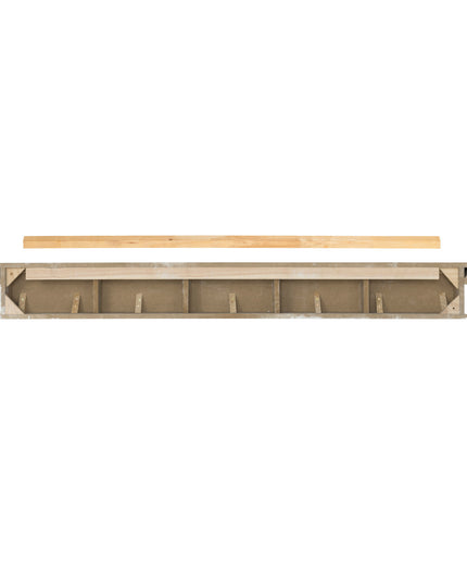 Pearl Mantels 48" Henry MDF Fireplace Mantel Shelf 610-48 - White