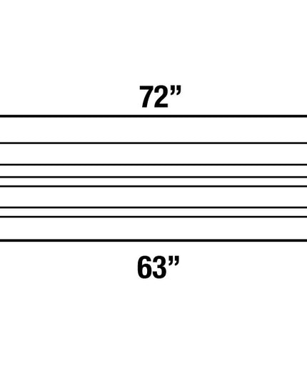 Pearl Mantels 72" Crestwood MDF Fireplace Mantel Shelf 618-72 - White