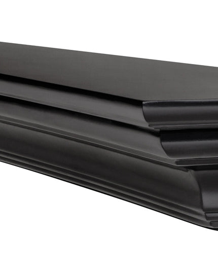 Pearl Mantels 48" Crestwood MDF Fireplace Mantel Shelf 618-48B - Black