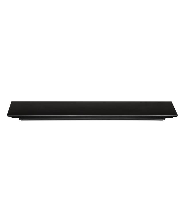 Pearl Mantels 48" Crestwood MDF Fireplace Mantel Shelf 618-48B - Black