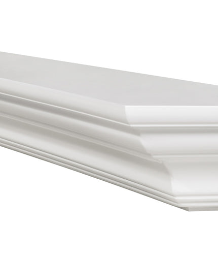 Pearl Mantels 48" Crestwood MDF Fireplace Mantel Shelf 618-48 - White