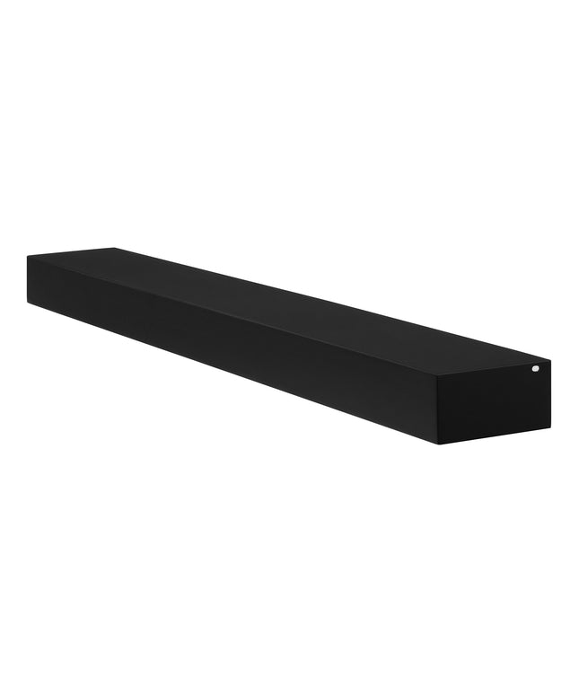 Pearl Mantels 60" Tyler MDF Fireplace Mantel Shelf 670-60B - Black