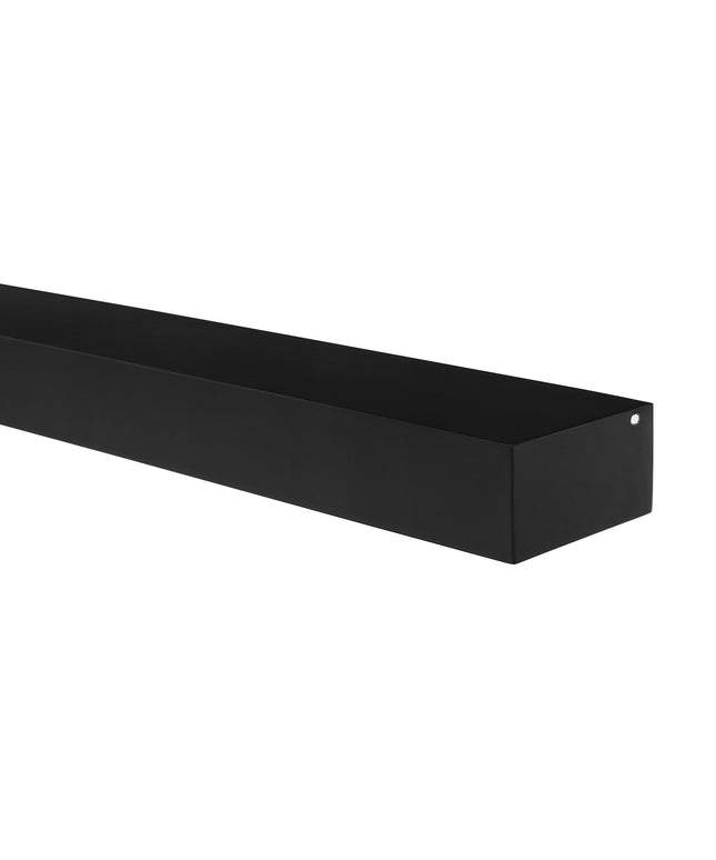 Pearl Mantels 60" Tyler MDF Fireplace Mantel Shelf 670-60B - Black