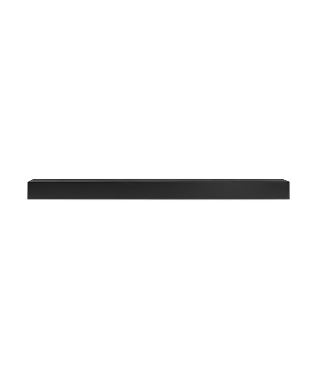 Pearl Mantels 60" Tyler MDF Fireplace Mantel Shelf 670-60B - Black