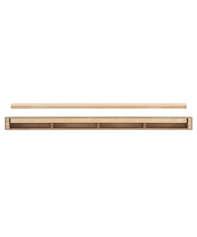 Pearl Mantels 60" Tyler MDF Fireplace Mantel Shelf 670-60 - White