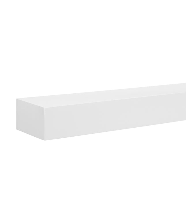 Pearl Mantels 60" Tyler MDF Fireplace Mantel Shelf 670-60 - White