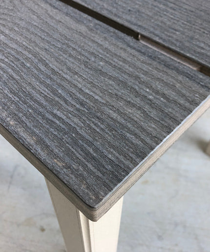 Telescope 21" Square Rustic Polymer Top End Table 500DRX001 - Desert / Boardwalk