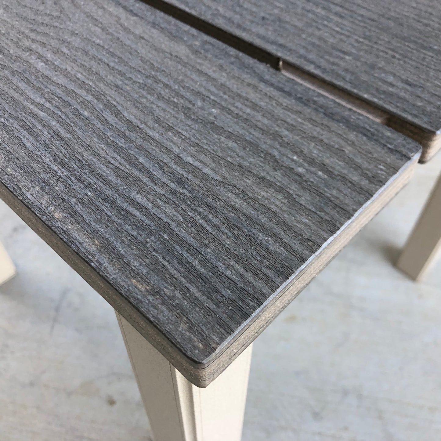 Telescope 21" Square Rustic Polymer Top End Table 500DRX001 - Desert / Boardwalk