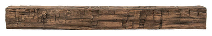 Pearl Mantels 72" Tavern Timbered Beam Non-Combustible Fireplace Mantel Shelf NCT-72FS - Fieldstone