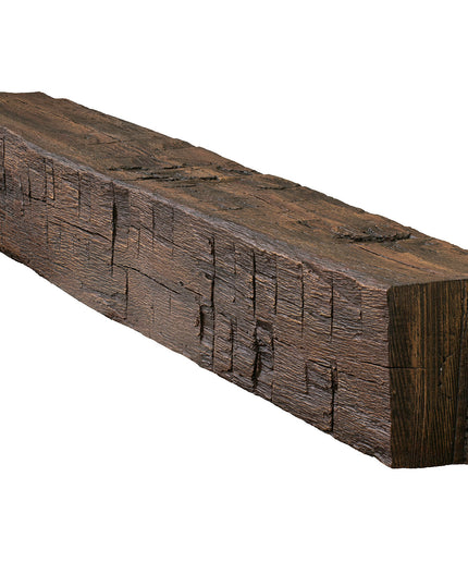 Pearl Mantels 60" Tavern Timbered Beam Non-Combustible Fireplace Mantel Shelf NCT-60TR - Toasted Rye