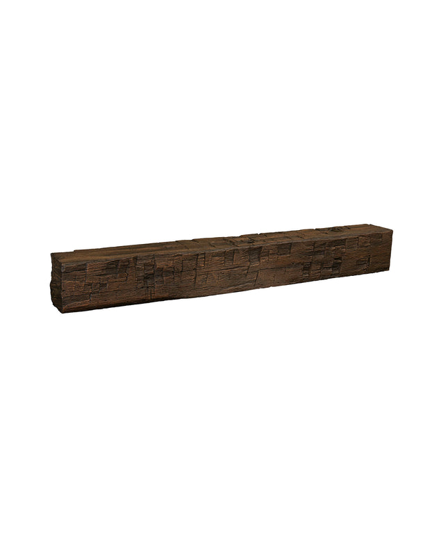 Pearl Mantels 72" Tavern Timbered Beam Non-Combustible Fireplace Mantel Shelf NCT-72TR - Toasted Rye
