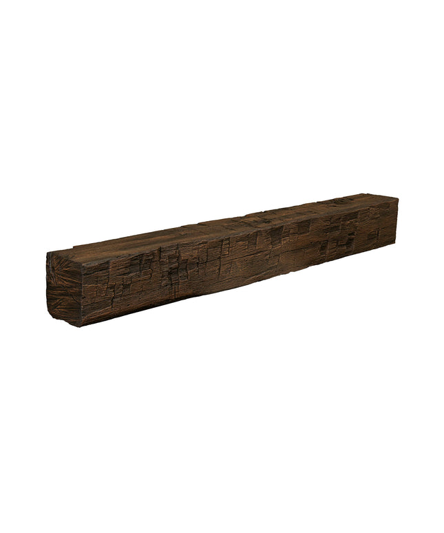 Pearl Mantels 72" Tavern Timbered Beam Non-Combustible Fireplace Mantel Shelf NCT-72TR - Toasted Rye